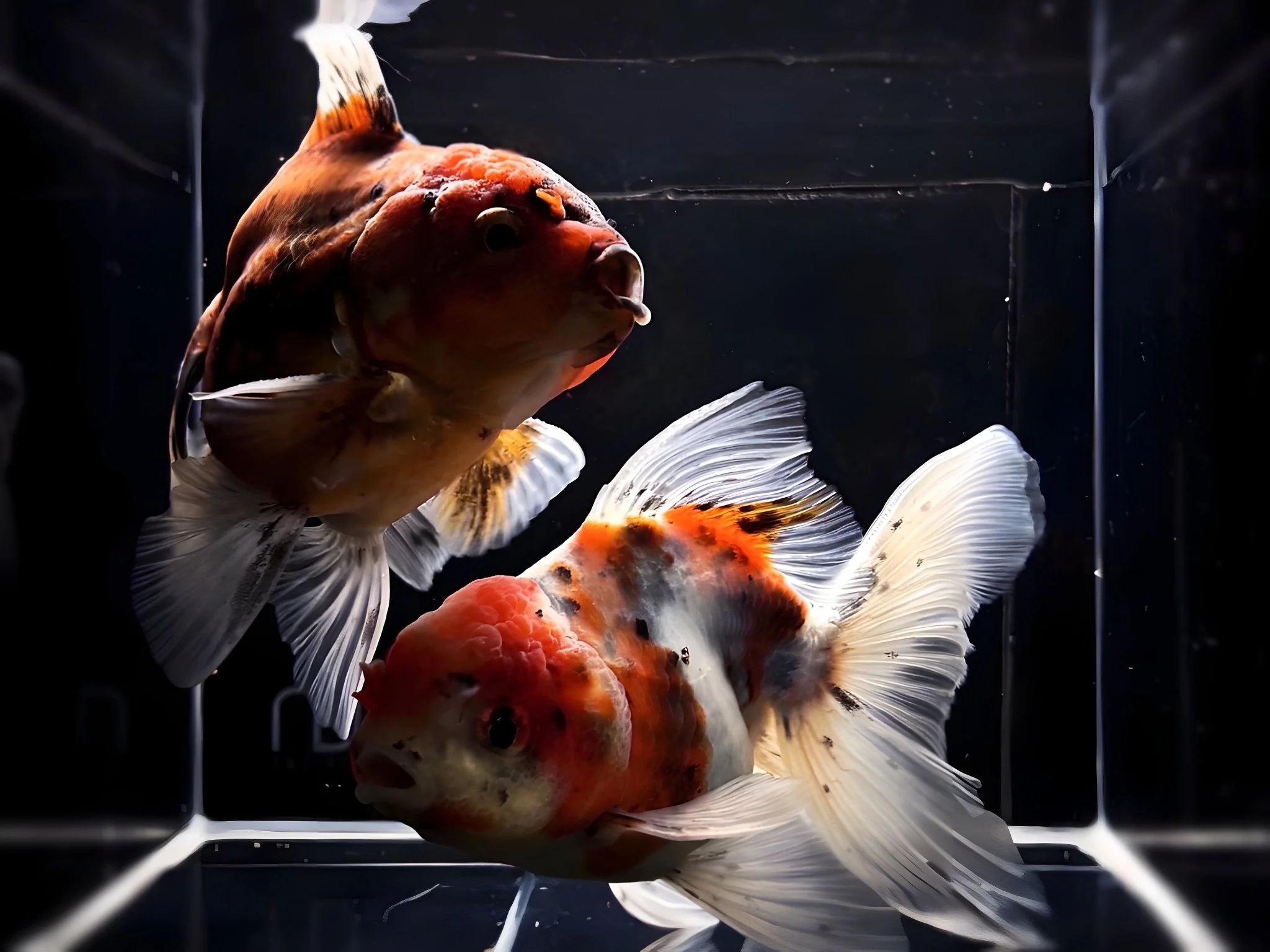 Calico Thailand Oranda Goldfish - 4"-4.5"