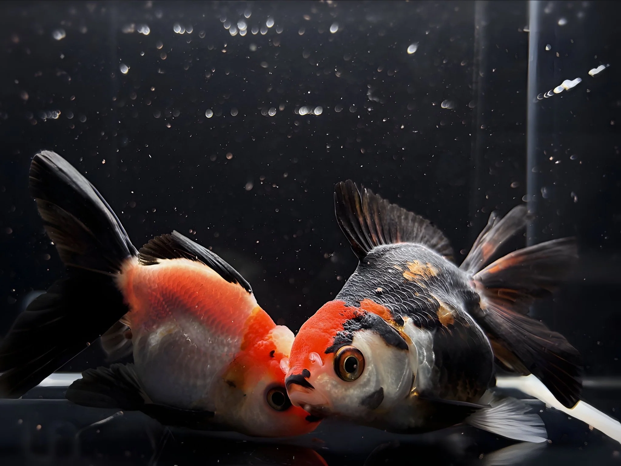 Tri-Color Thailand Oranda Goldfish - 2.75"-3.25"
